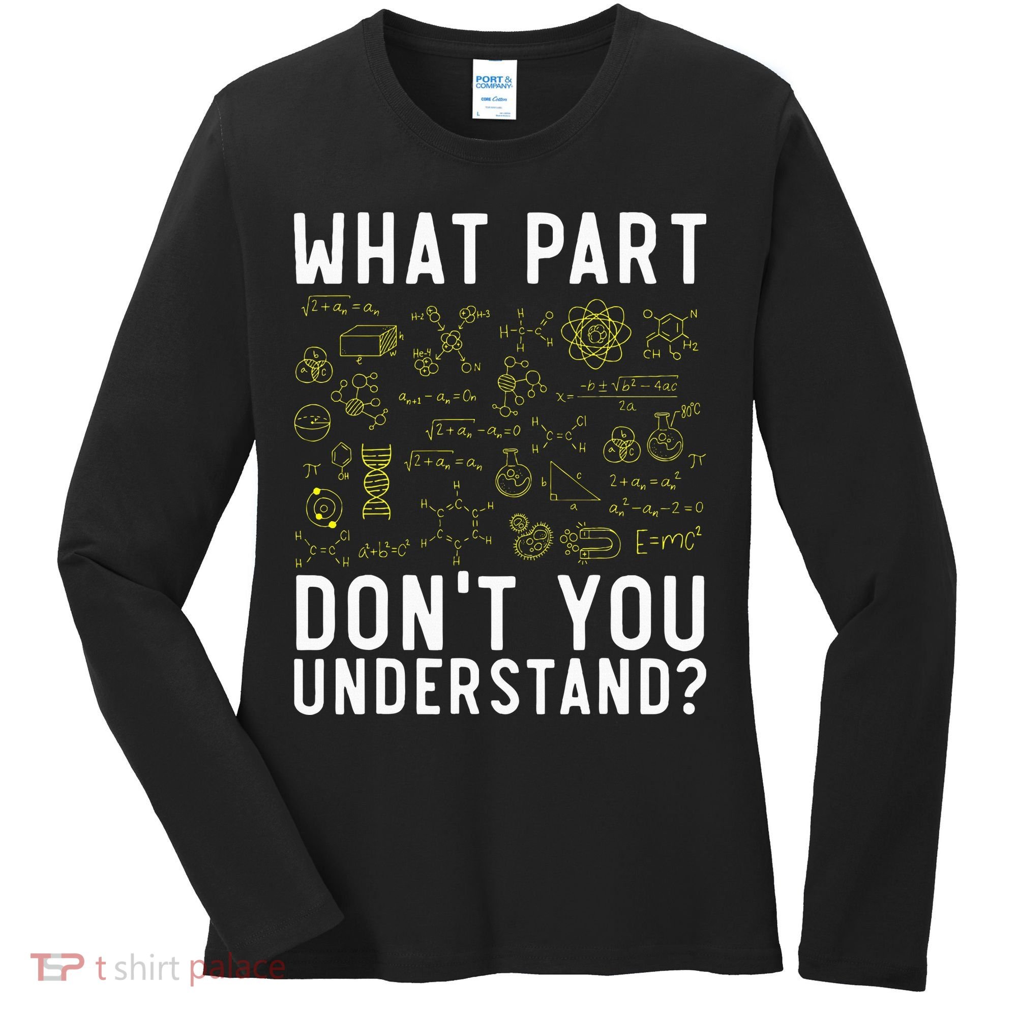 Chemical Engineer Chemist Chemistry Periodic Table Women's Long Sleeve Shirt