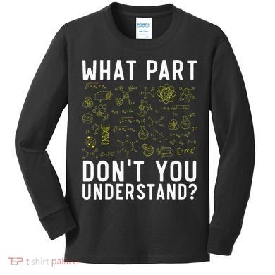 Chemical Engineer Chemist Chemistry Periodic Table Kids Long Sleeve Shirt