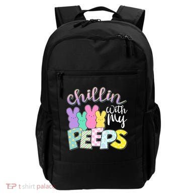 Cute Easter Chillin With My Peeps Candy Bunnies Backpack
