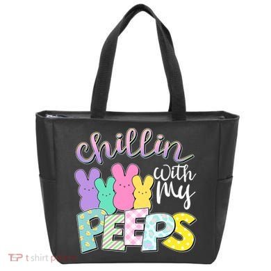 Cute Easter Chillin With My Peeps Candy Bunnies Bag