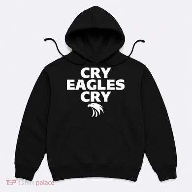 Cry Eagles Cry Funny Anti Eagles Hoodie
