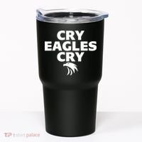 Cry Eagles Cry Funny Anti Eagles Tumbler thumb 0