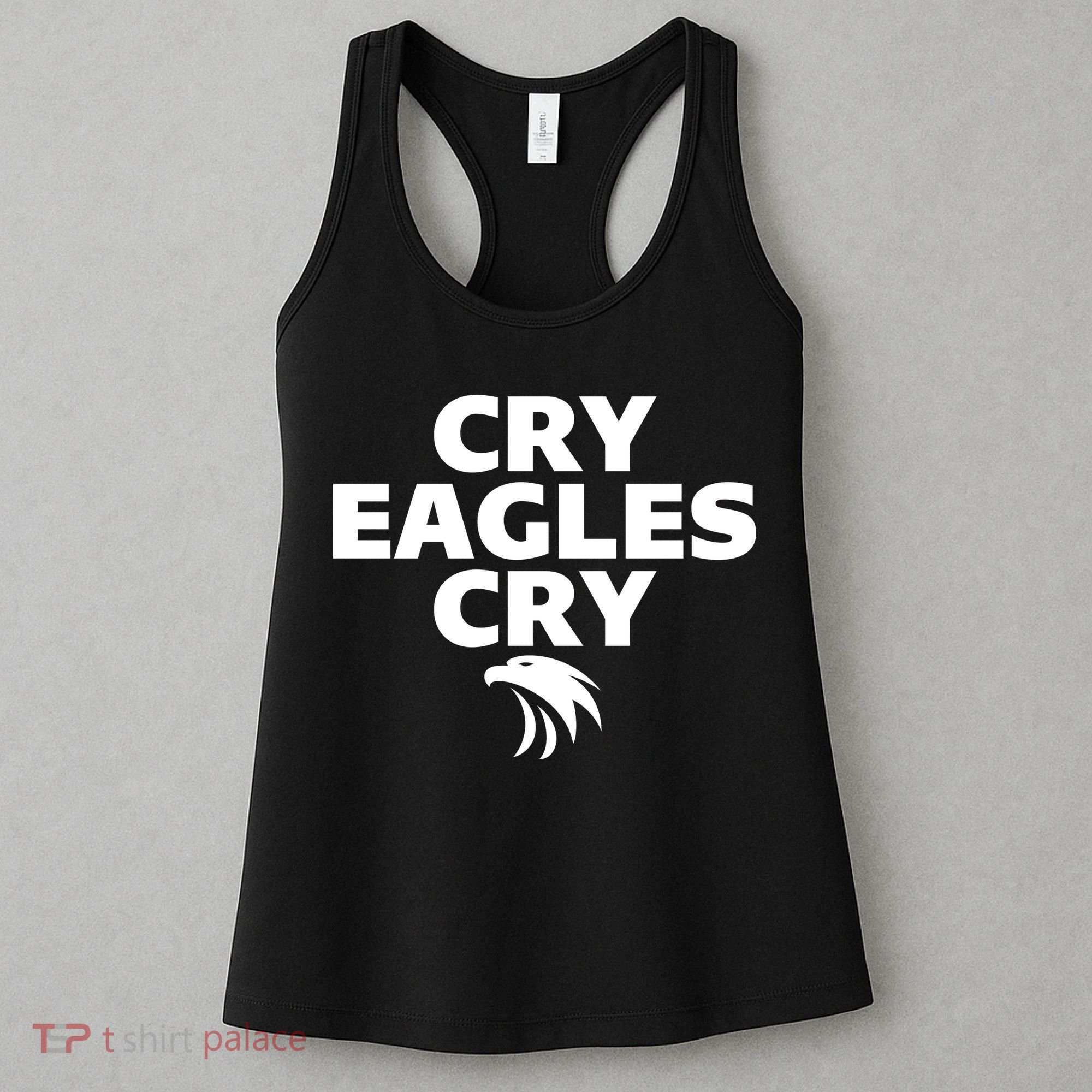 Cry Eagles Cry Funny Anti Eagles Women's Tank Top
