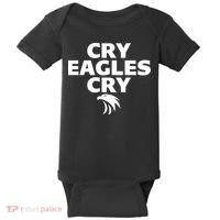 Cry Eagles Cry Funny Anti Eagles Baby Bodysuit thumb 0