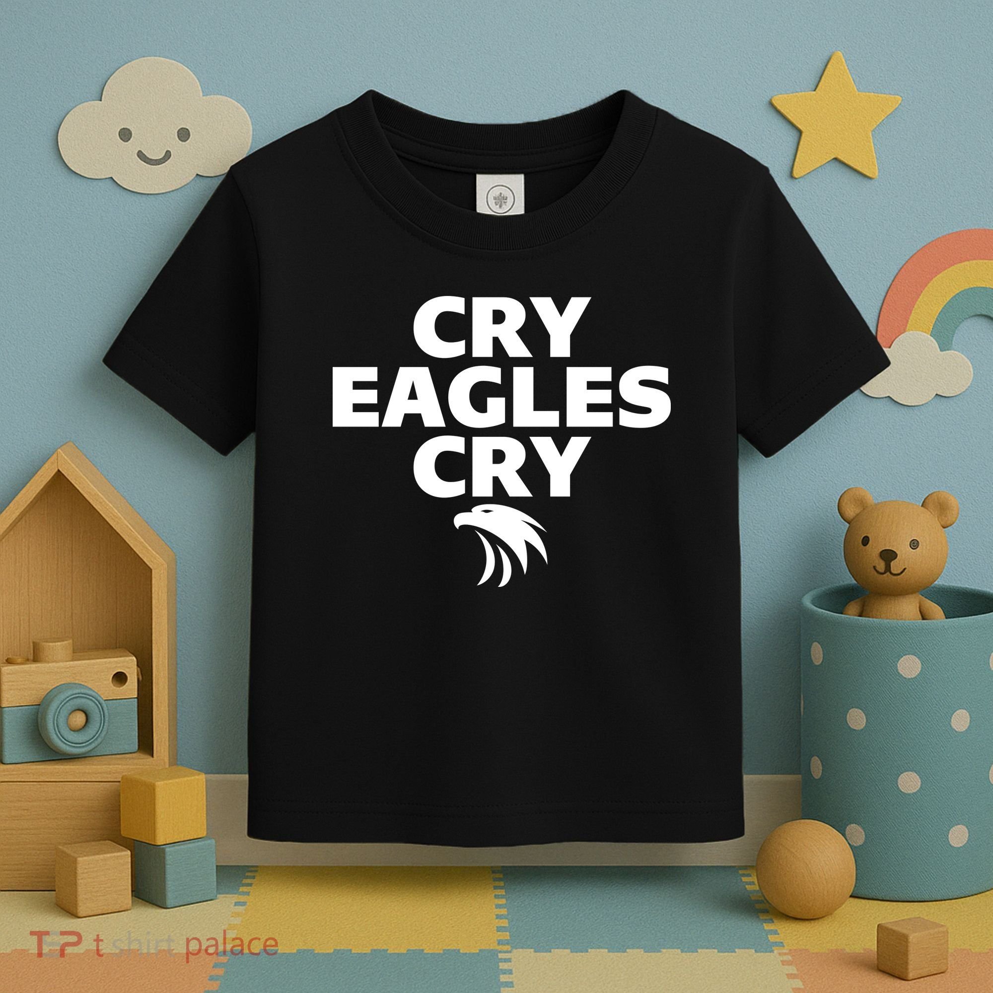 Cry Eagles Cry Funny Anti Eagles Toddler T-Shirt