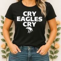 Cry Eagles Cry Funny Anti Eagles Women's T-Shirt thumb 2