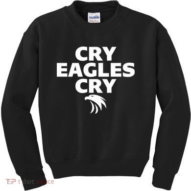 Cry Eagles Cry Funny Anti Eagles Kids Sweatshirt