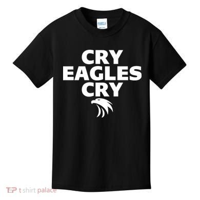Cry Eagles Cry Funny Anti Eagles Kids T-Shirt