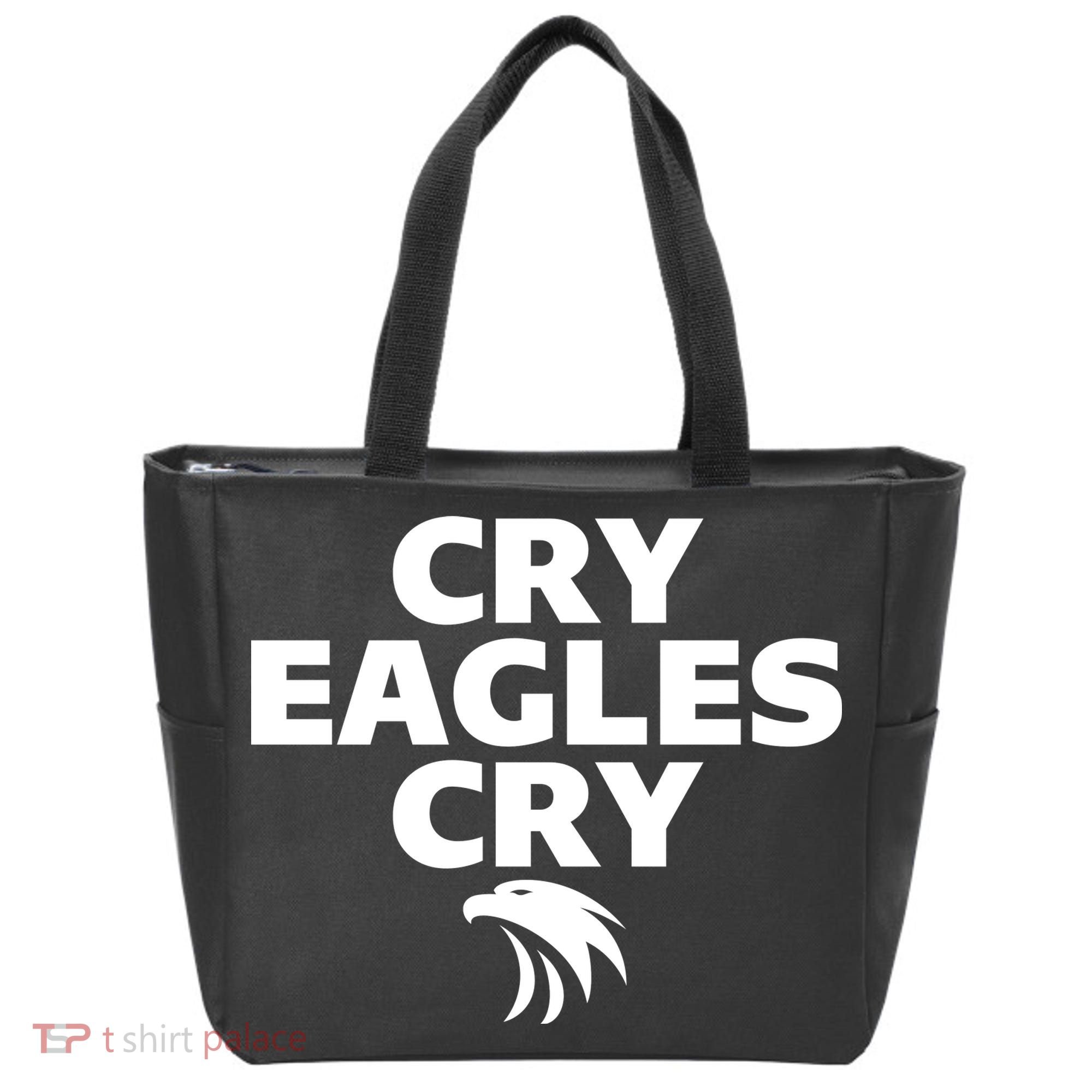 Cry Eagles Cry Funny Anti Eagles Tote Bag