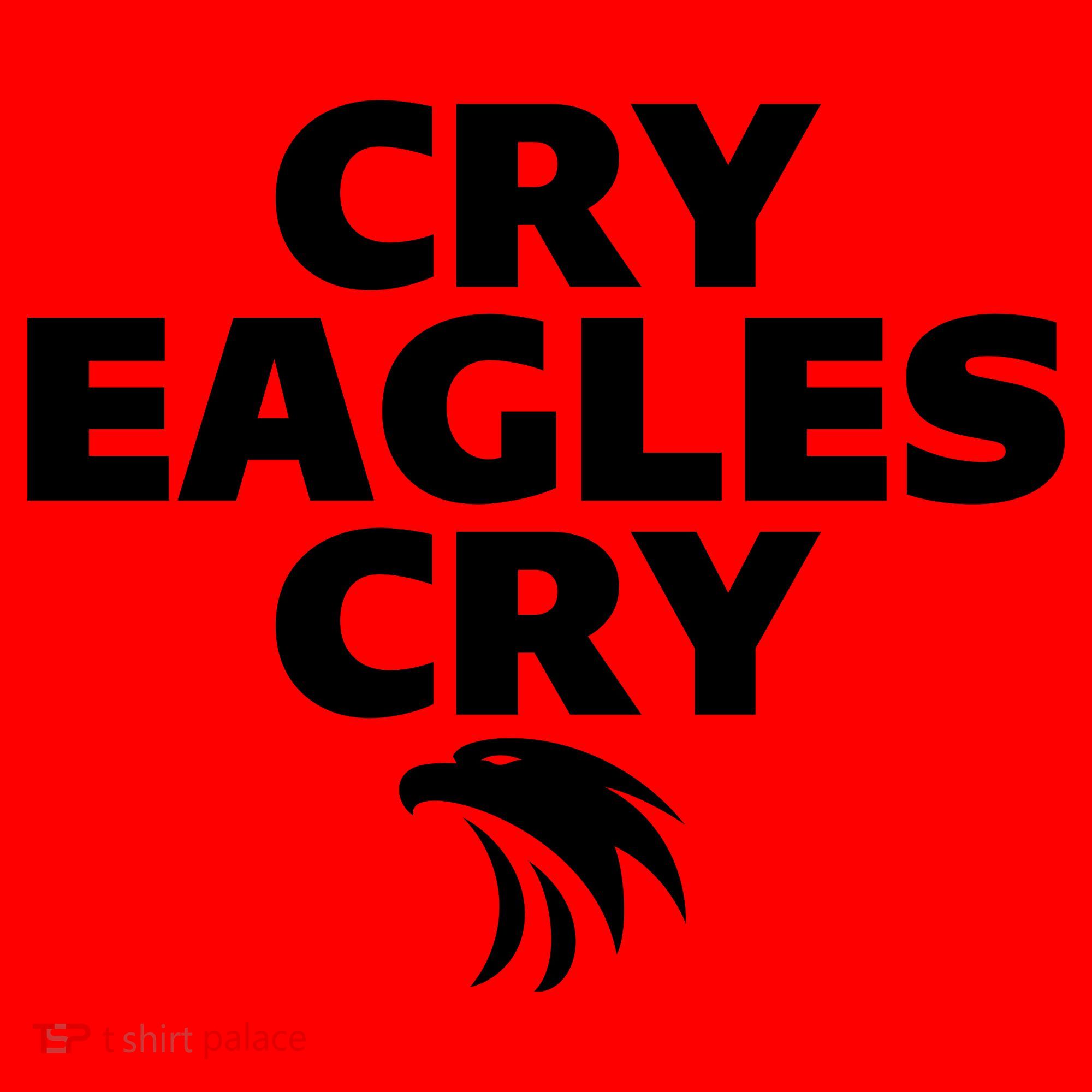 Cry Eagles Cry Funny Anti Eagles Santa Hat