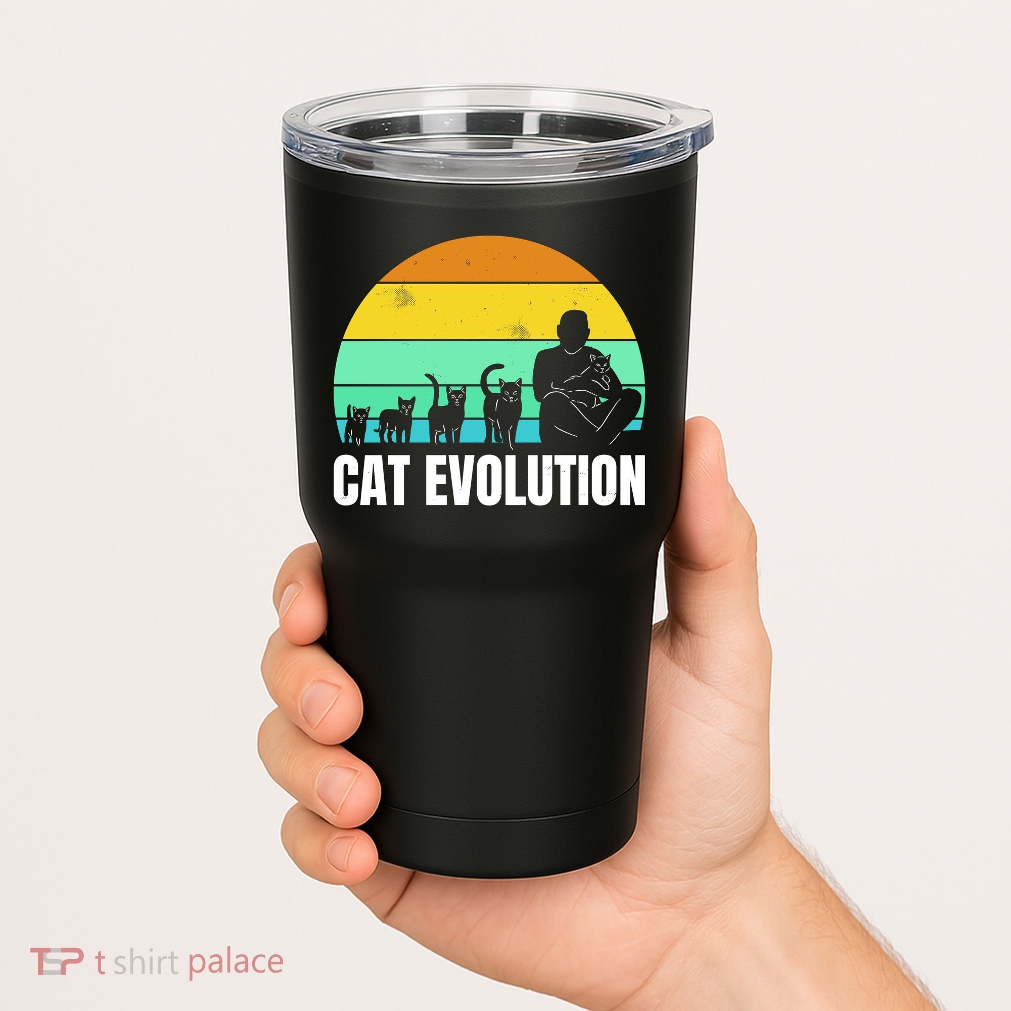 Cat Evolution Tumbler