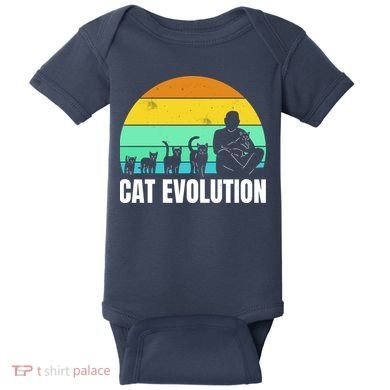 Cat Evolution Baby Bodysuit