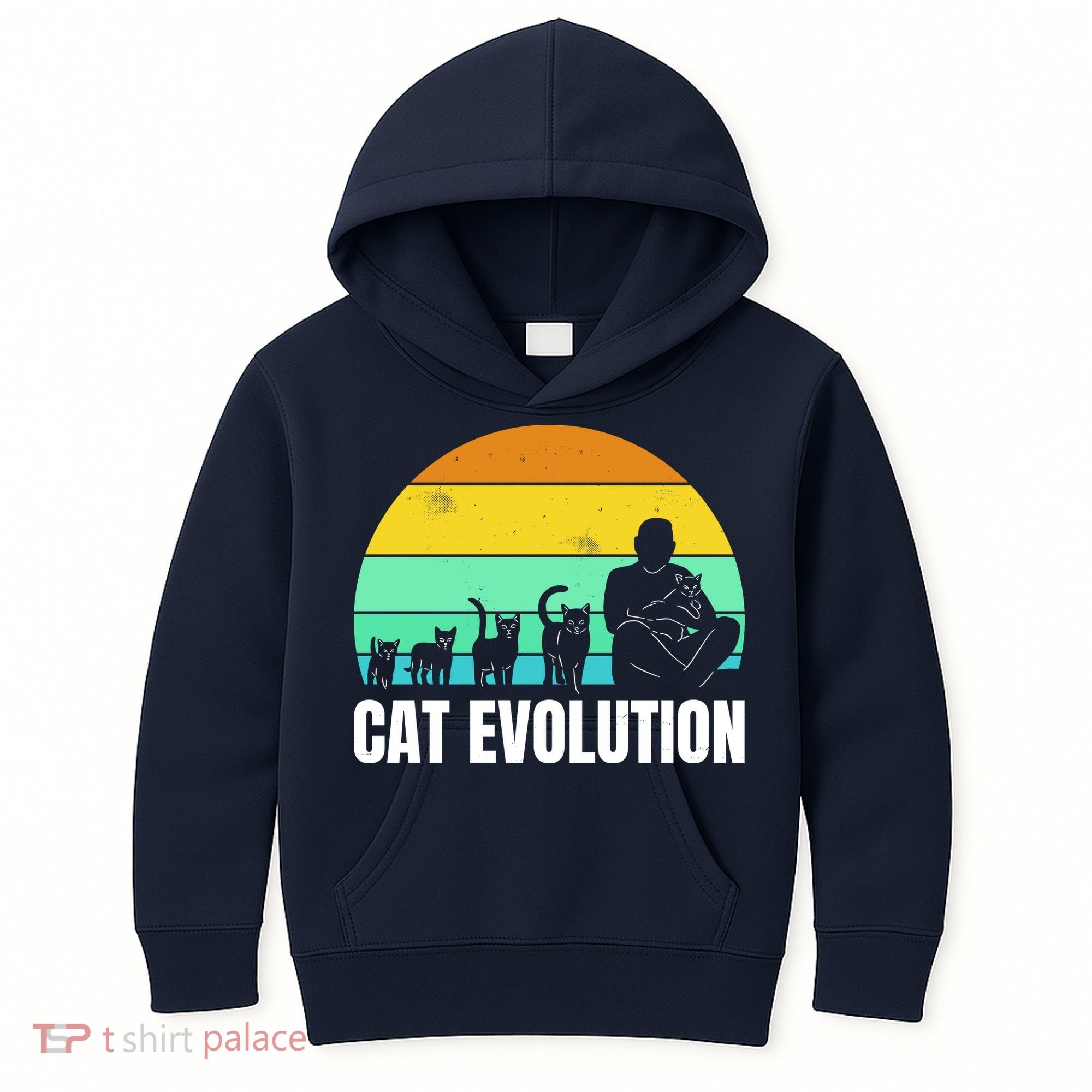 Cat Evolution Kids Hoodie