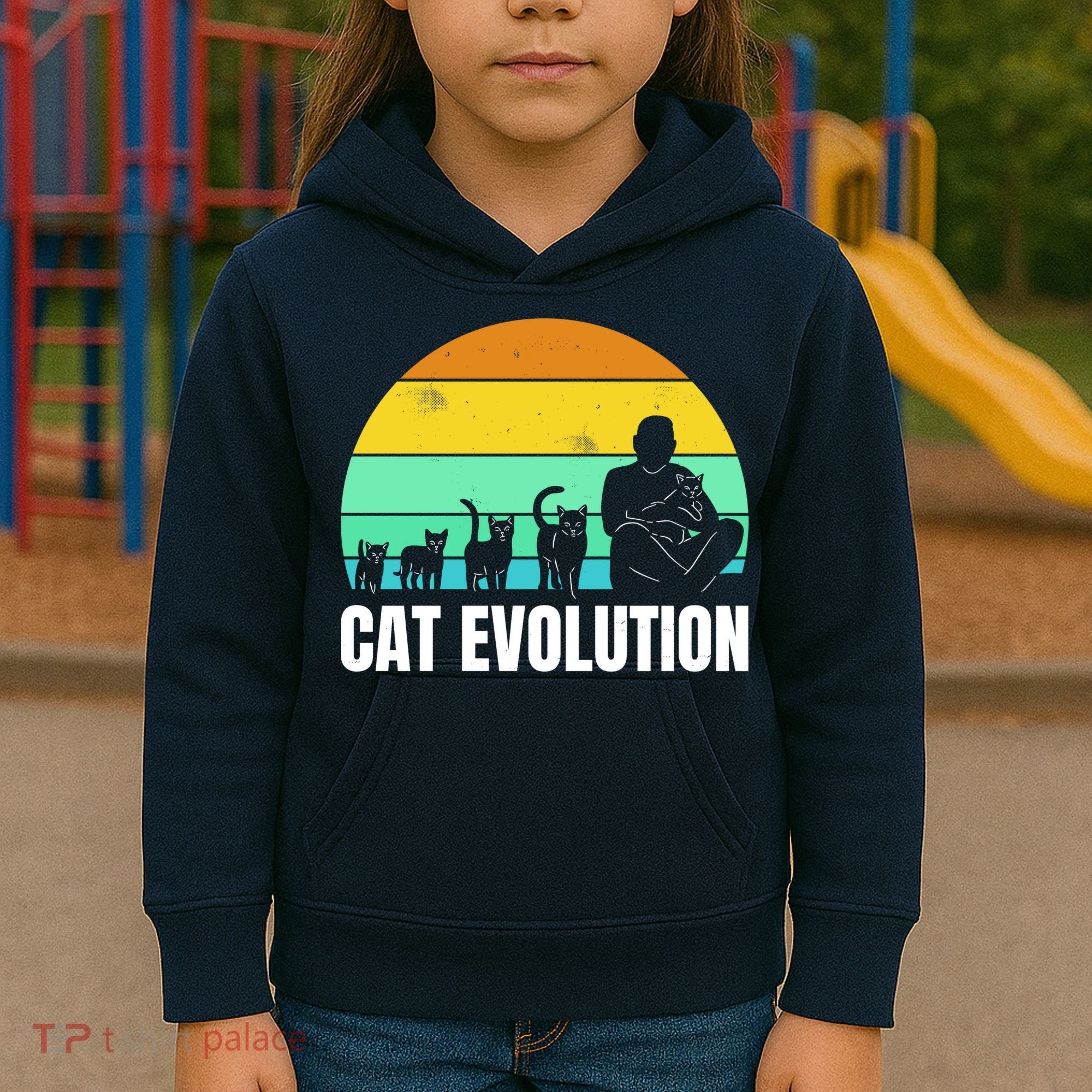 Cat Evolution Kids Hoodie
