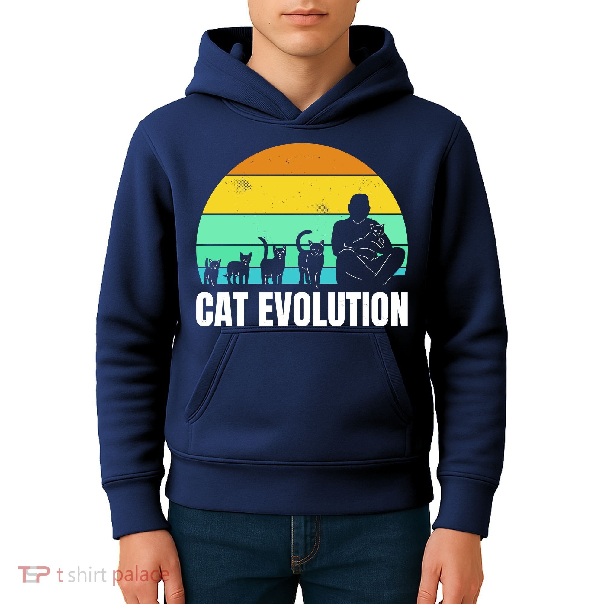 Cat Evolution Kids Hoodie