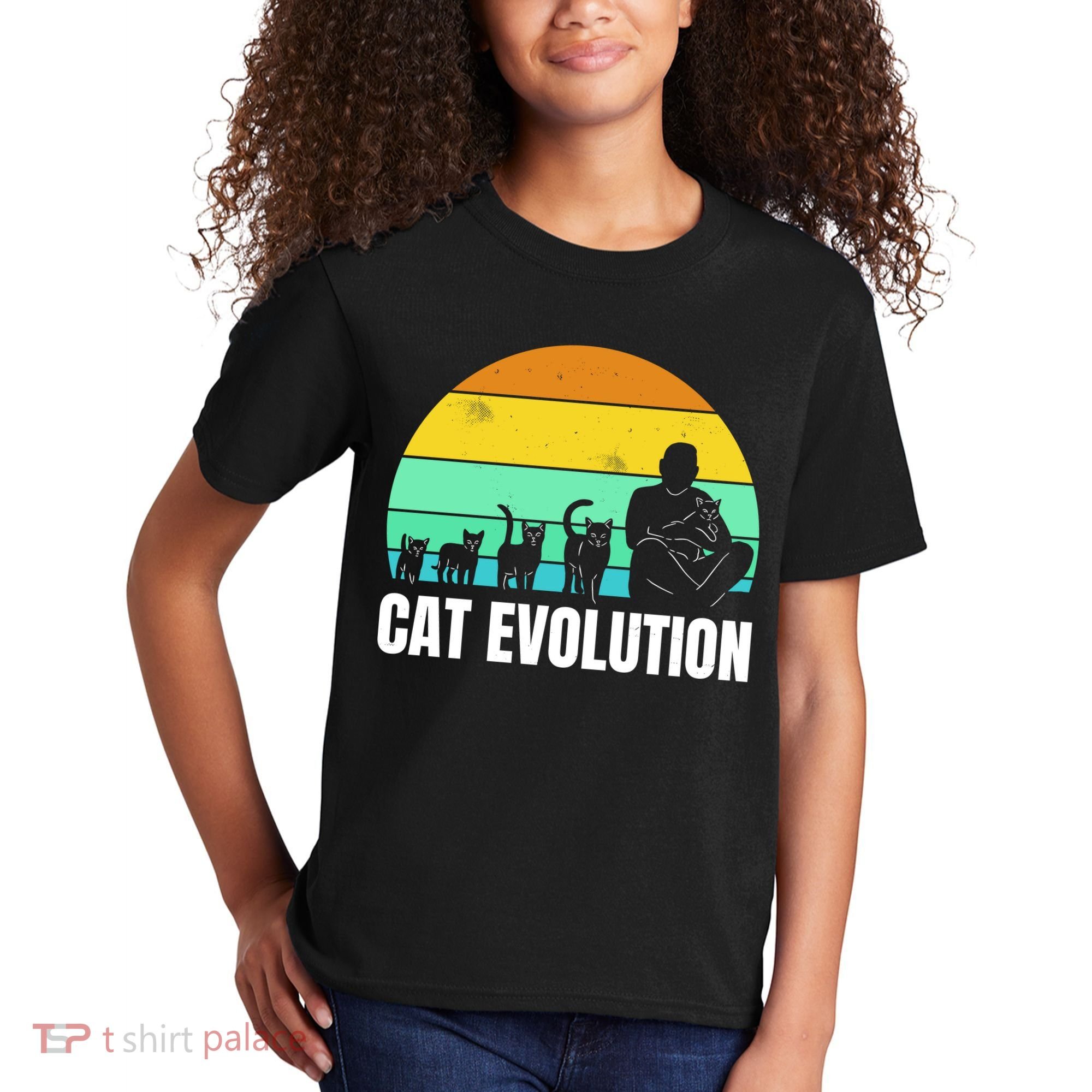 Cat Evolution Kids T-Shirt