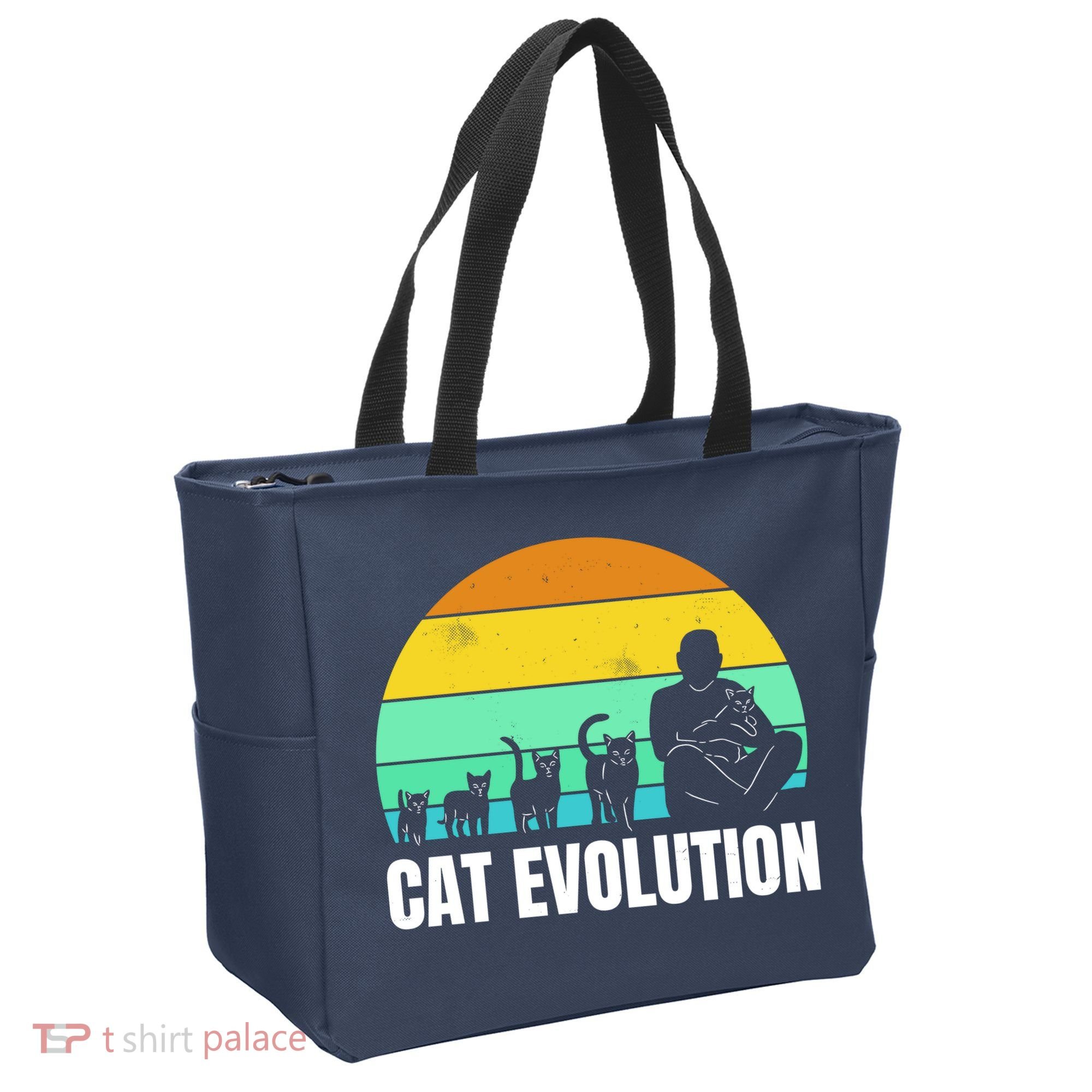 Cat Evolution Tote Bag