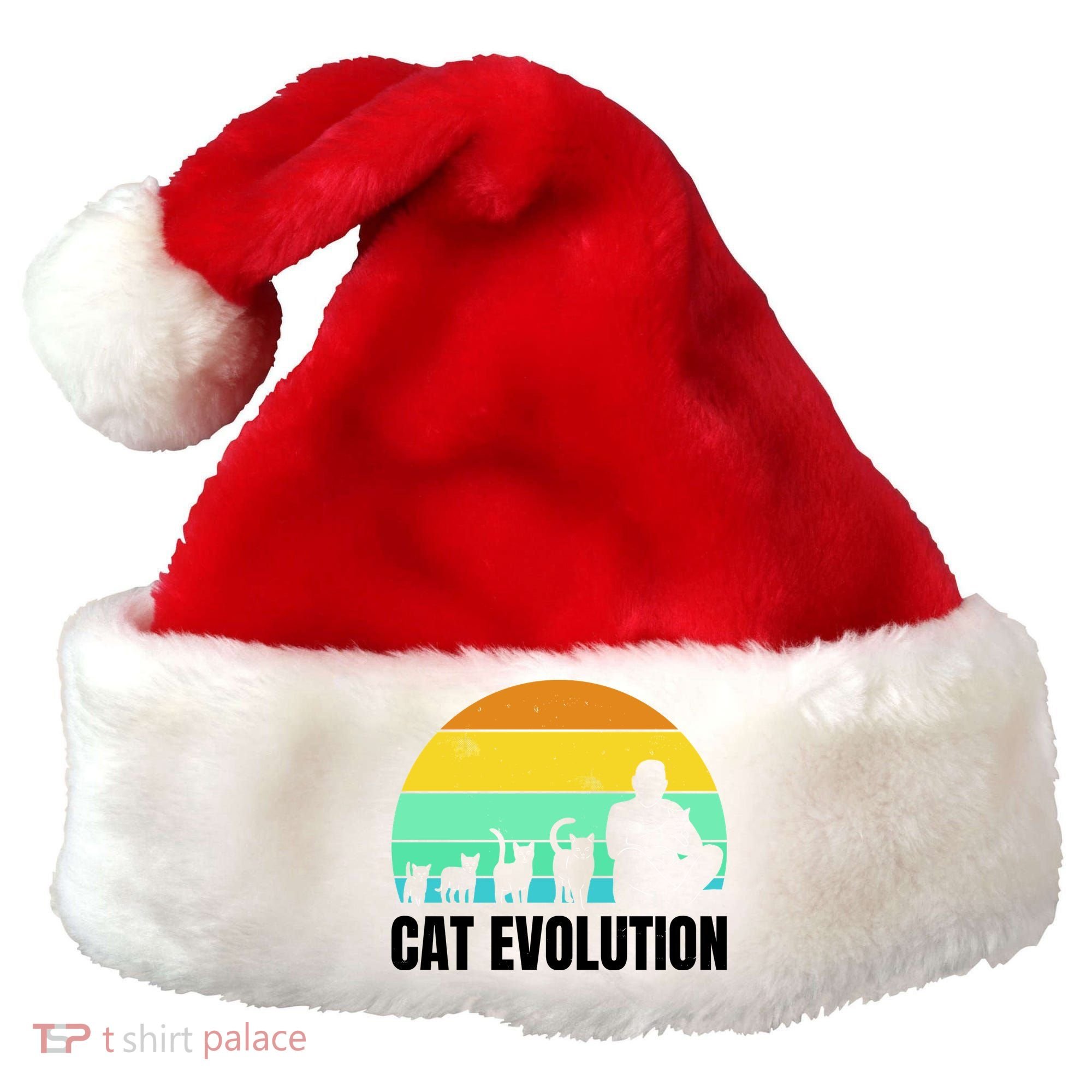 Cat Evolution Santa Hat