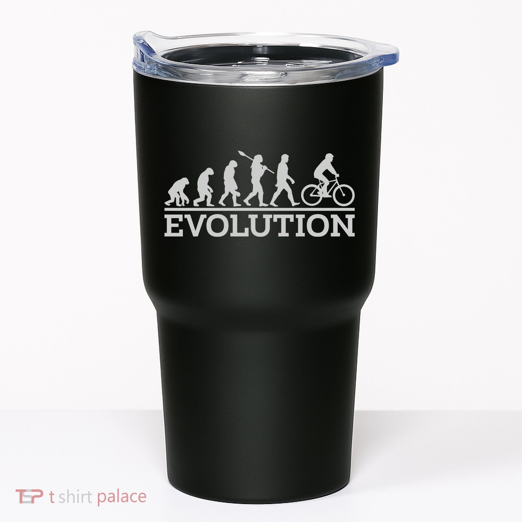 Cyclist Evolution Cycling Gift Tumbler