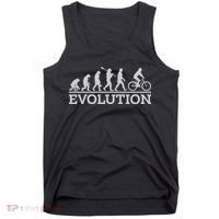 Cyclist Evolution Cycling Gift Tank Top thumb 0
