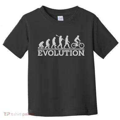 Cyclist Evolution Cycling Gift Toddler T-Shirt