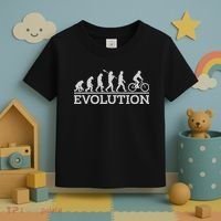 Cyclist Evolution Cycling Gift Toddler T-Shirt thumb 3