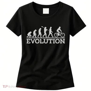 Cyclist Evolution Cycling Gift Women's T-Shirt