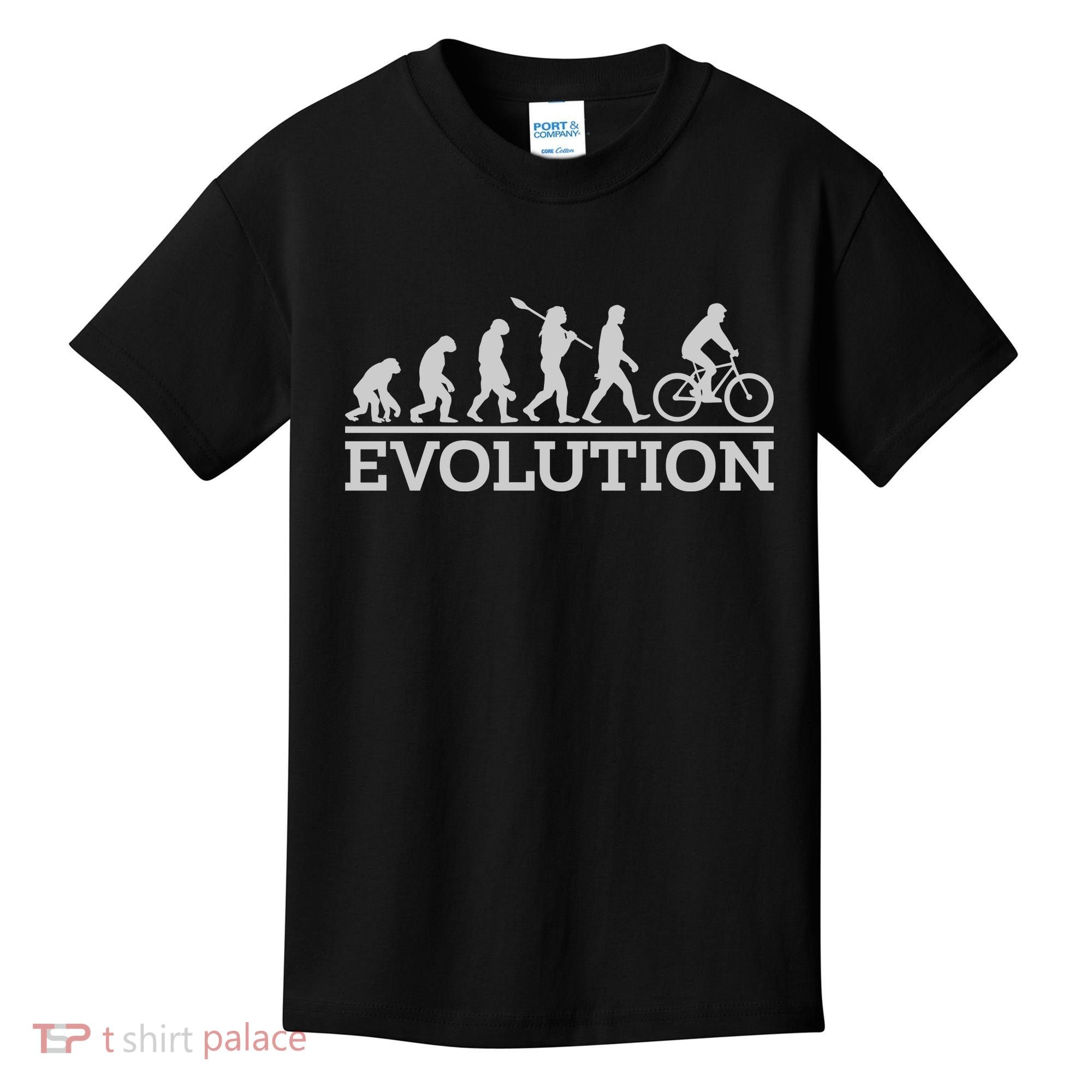 Cyclist Evolution Cycling Gift Kids T-Shirt