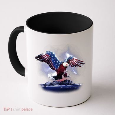 Cyborg Eagle Coffee Mug