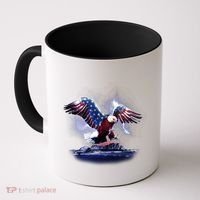 Cyborg Eagle Coffee Mug thumb 0