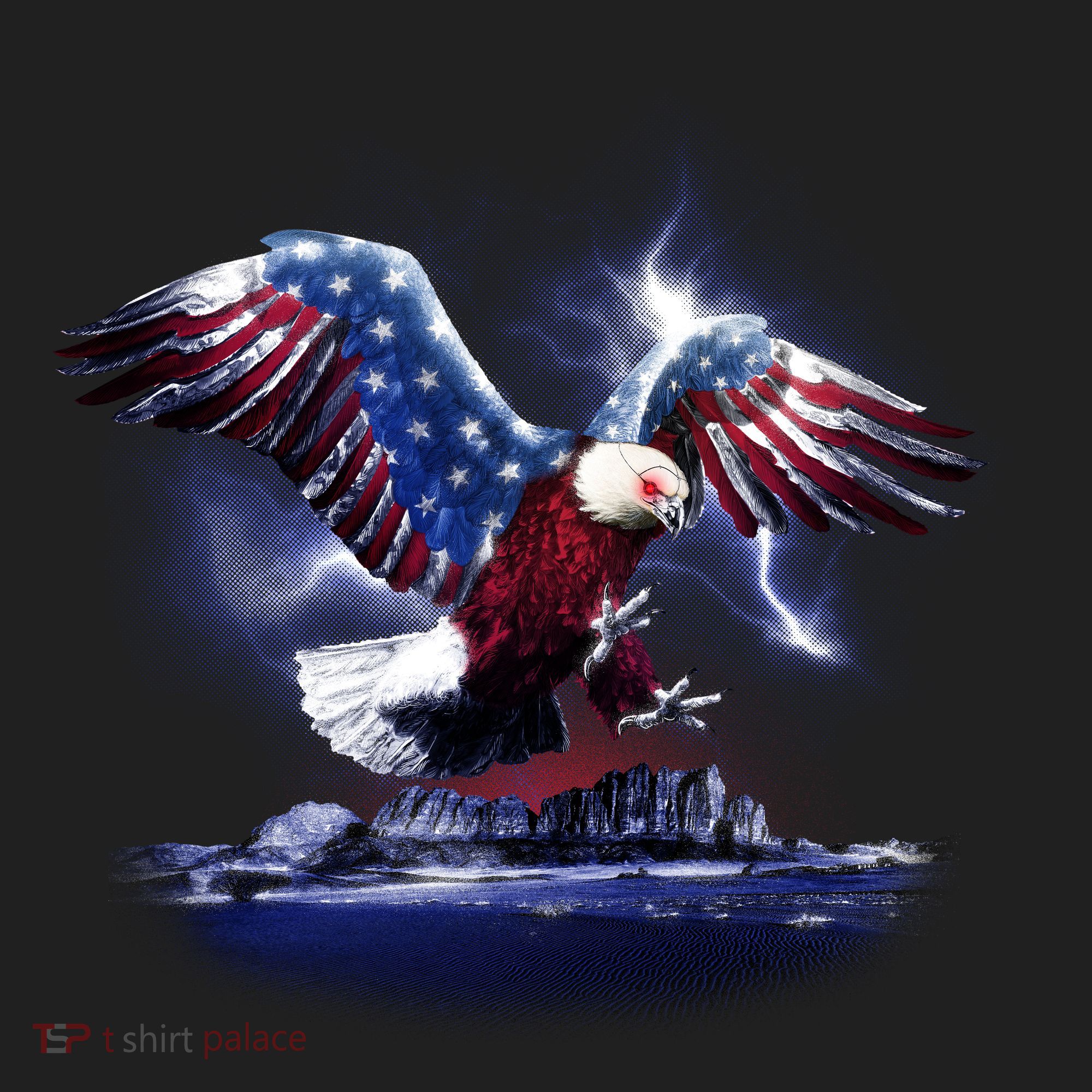 Cyborg Eagle Tumbler