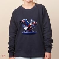 Cyborg Eagle Women's Sweatshirt thumb 0