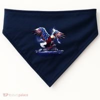 Cyborg Eagle USA-Made Doggie Bandana thumb 0