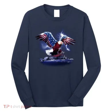 Cyborg Eagle Long Sleeve Shirt