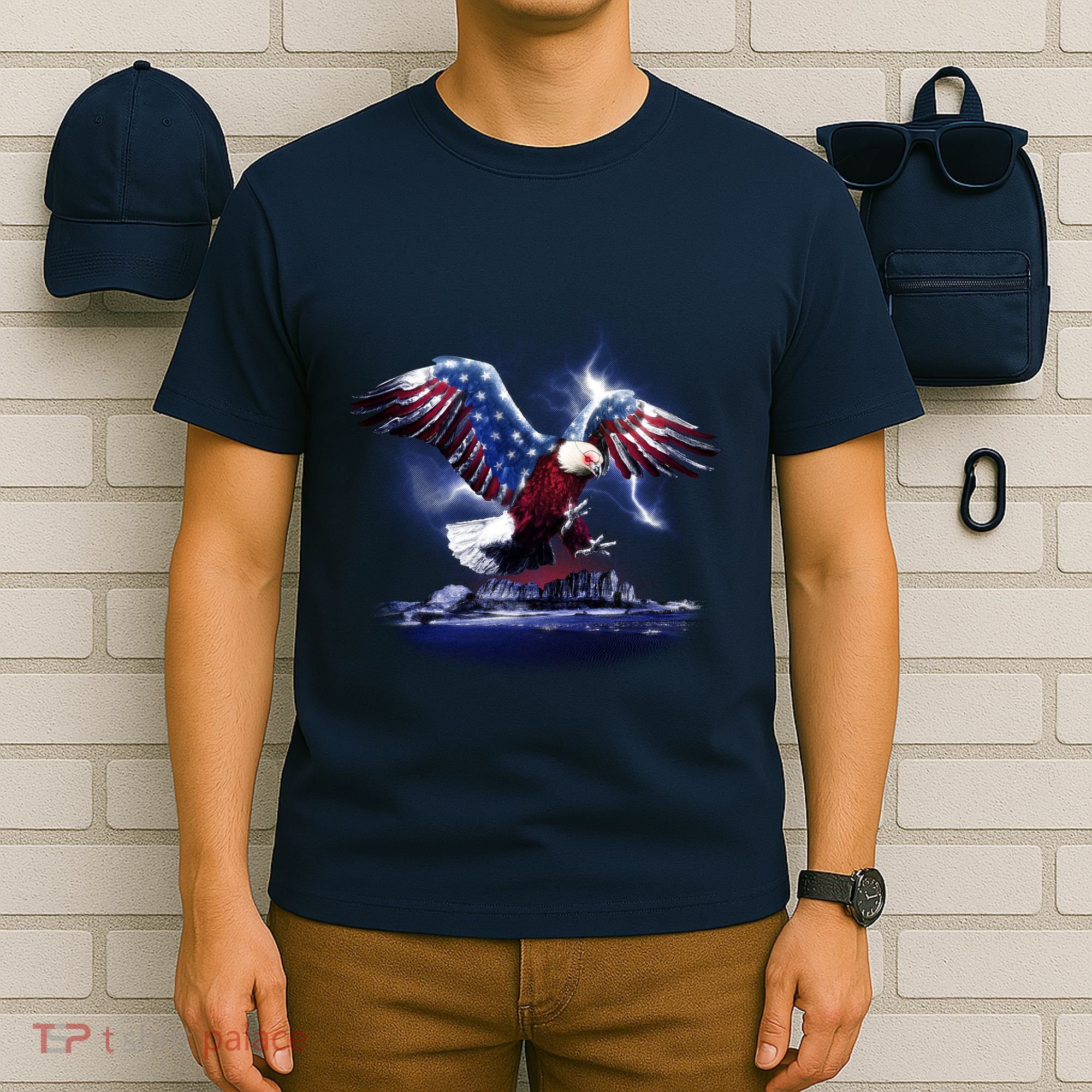 Cyborg Eagle T-Shirt