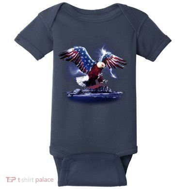 Cyborg Eagle Baby Bodysuit