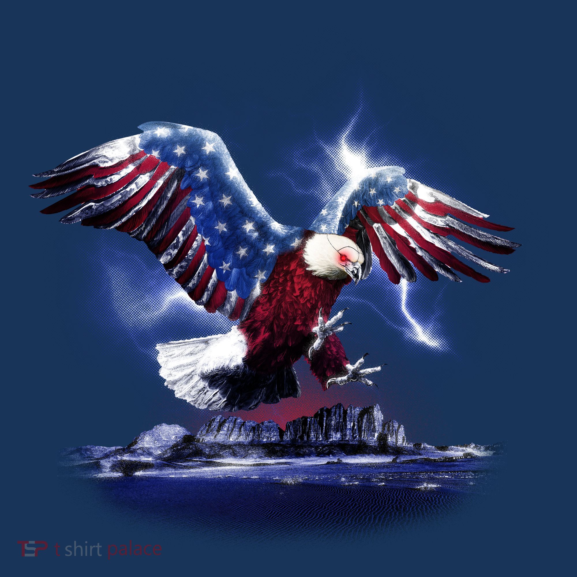 Cyborg Eagle Baby Bodysuit