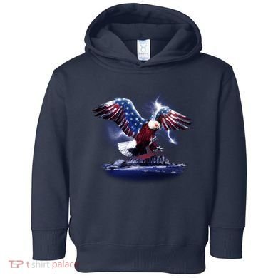 Cyborg Eagle Toddler Hoodie