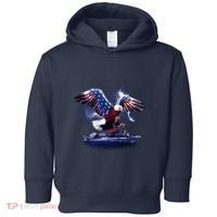 Cyborg Eagle Toddler Hoodie thumb 0