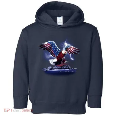 Cyborg Eagle Toddler Hoodie