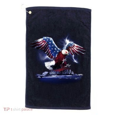 Cyborg Eagle Golf Towel