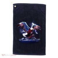 Cyborg Eagle Golf Towel thumb 0