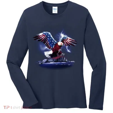 Cyborg Eagle Women's Long Sleeve Shirt