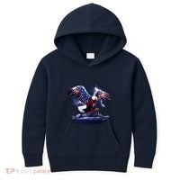 Cyborg Eagle Kids Hoodie thumb 0