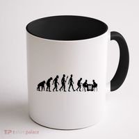 Chess Evolution Chess Board Chess Gift Coffee Mug thumb 1