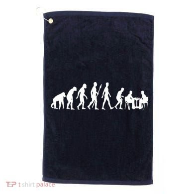 Chess Evolution Chess Board Chess Gift Golf Towel