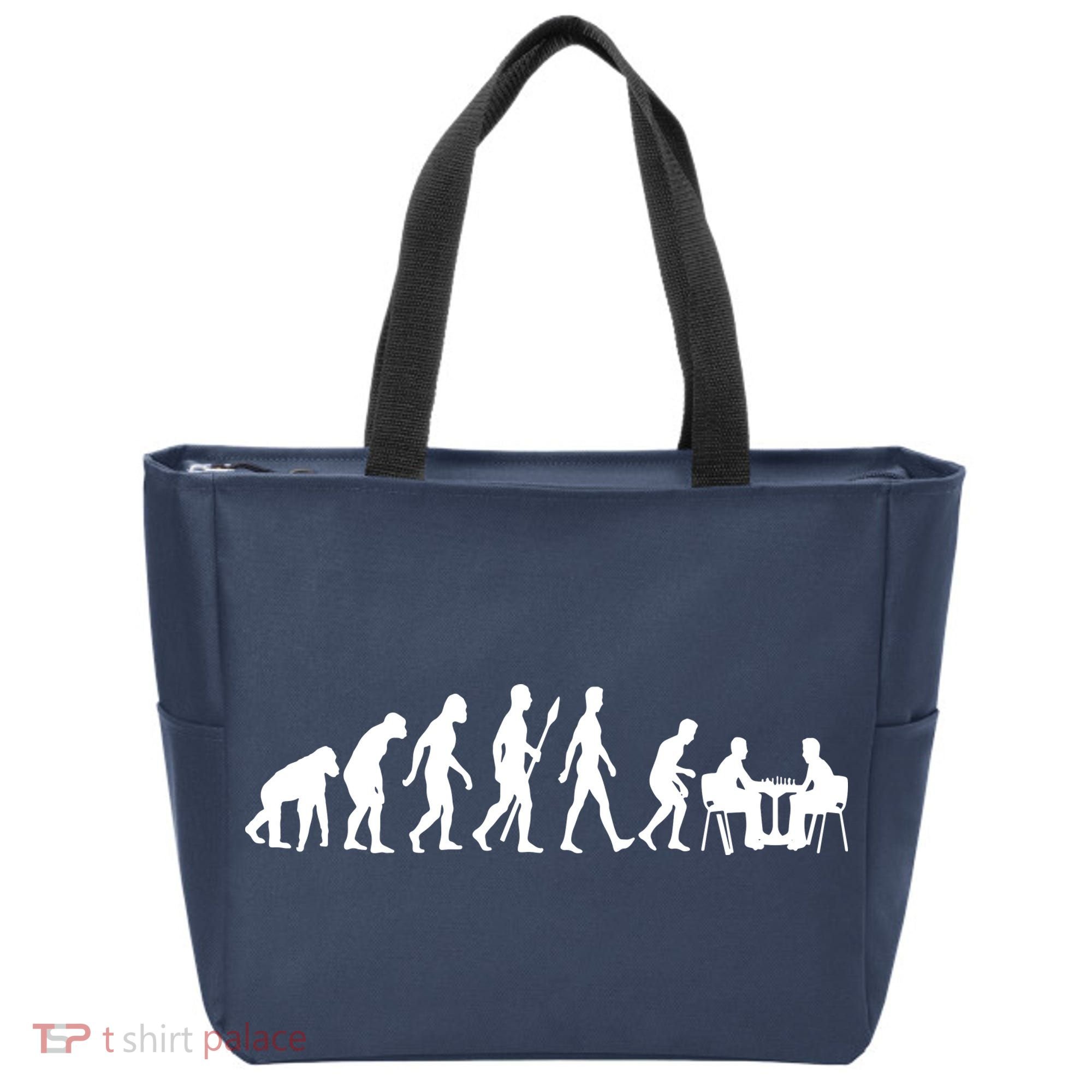Chess Evolution Chess Board Chess Gift Tote Bag