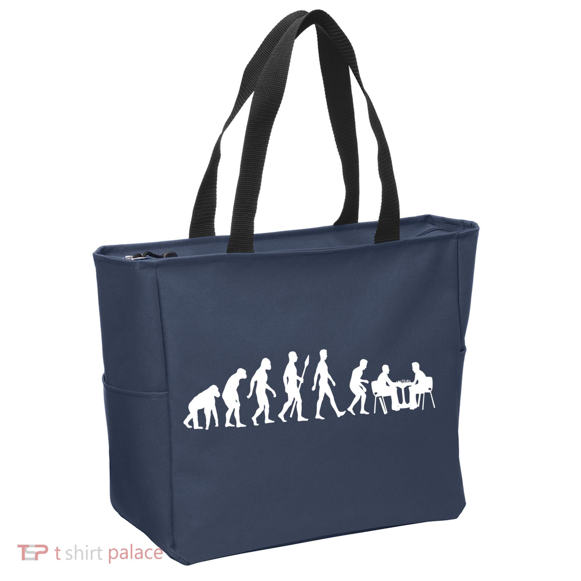 Chess Evolution Chess Board Chess Gift Tote Bag