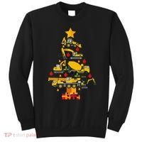 Construction Excavator Christmas Tree Sweatshirt thumb 0