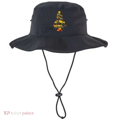 Construction Excavator Christmas Tree Bucket Hat